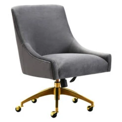 Lucille Office Chair - Grey 5 Lucille Office Chair - Grey -Home Promotion Store 010159738 04986.1690296971.386.513