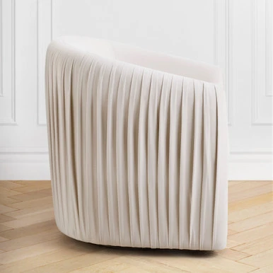 Aria Pleated Swivel Chair 2 Aria Pleated Swivel Chair - Image 2