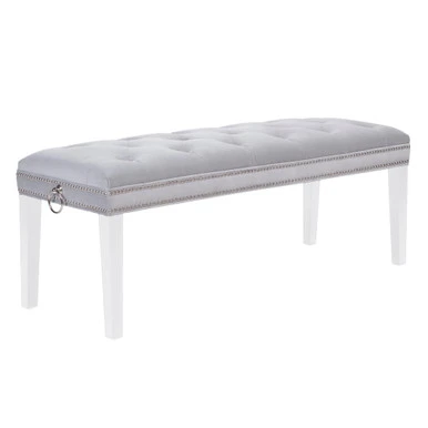 Charlotte Bench - High Gloss White 2 Charlotte Bench - High Gloss White - Image 2