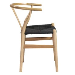 Tia Dining Chair Natural/Black - Set Of 2 -Home Promotion Store 013147587 3 50729.1690285895.386.513