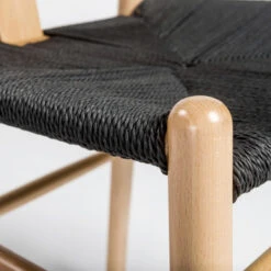 Tia Dining Chair Natural/Black - Set Of 2 -Home Promotion Store 013147587 7 00900.1690285896.386.513