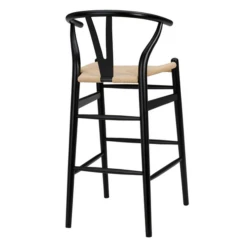 Tia Bar Stool - Black/Natural -Home Promotion Store webimage 013144108 3 jpg