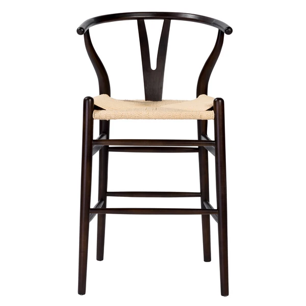 Tia Counter Stool - Walnut/Natural 2 Tia Counter Stool - Walnut/Natural - Image 2