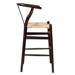 Tia Counter Stool - Walnut/Natural 9 Tia Counter Stool - Walnut/Natural -Home Promotion Store webimage 013174865 2 jpg