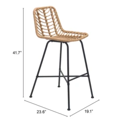 Cami Bar Stool - Set Of 2 -Home Promotion Store webimage 013923002 DIM