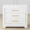 York 3 Drawer Nightstand