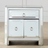 Simplicity Mirrored Nightstand