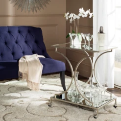 Arden Bar Cart - Silver -Home Promotion Store webimage 070126098 RV