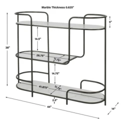 Ezio Bar Cart -Home Promotion Store webimage 070499135 DIM