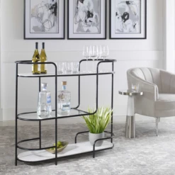 Ezio Bar Cart -Home Promotion Store webimage 070499135 RV2