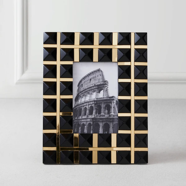 Glam Check Frame - Black 1 Glam Check Frame - Black
