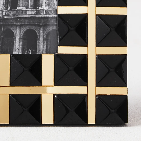 Glam Check Frame - Black 2 Glam Check Frame - Black - Image 2