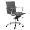 Darby Low Back Office Chair - Grey