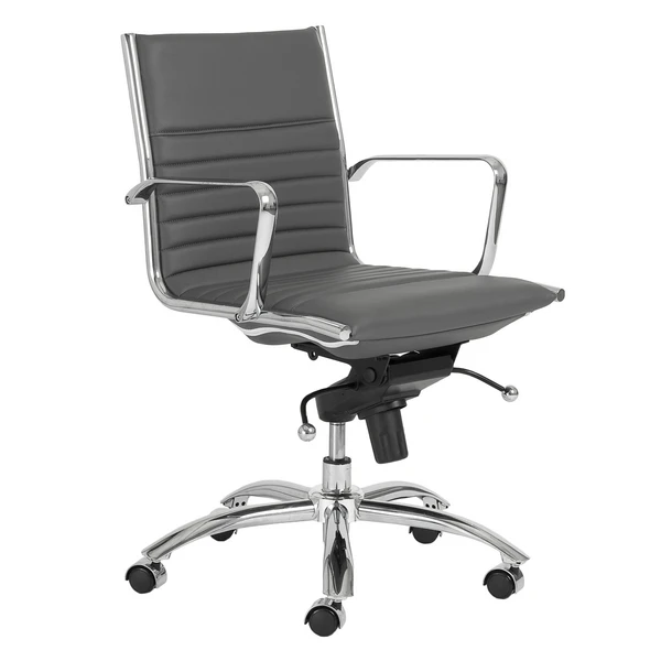Darby Low Back Office Chair - Grey 1 Darby Low Back Office Chair - Grey