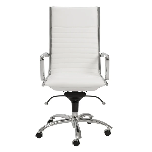 Darby High Back Office Chair - White 2 Darby High Back Office Chair - White - Image 2