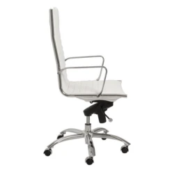 Darby High Back Office Chair - White 6 Darby High Back Office Chair - White -Home Promotion Store webimage 120126298 2 jpg