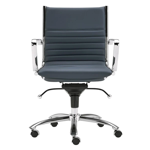 Darby Low Back Office Chair - Blue 3 Darby Low Back Office Chair - Blue - Image 3