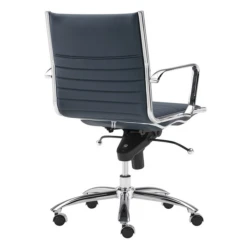 Darby Low Back Office Chair - Blue 11 Darby Low Back Office Chair - Blue -Home Promotion Store webimage 120152072 4 jpg