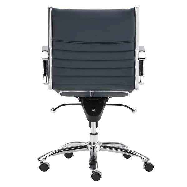 Darby Low Back Office Chair - Blue 6 Darby Low Back Office Chair - Blue - Image 6