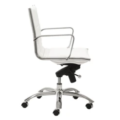 Darby Low Back Office Chair - White -Home Promotion Store webimage 120166667 2 jpg