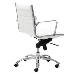 Darby Low Back Office Chair - White -Home Promotion Store webimage 120166667 3 jpg