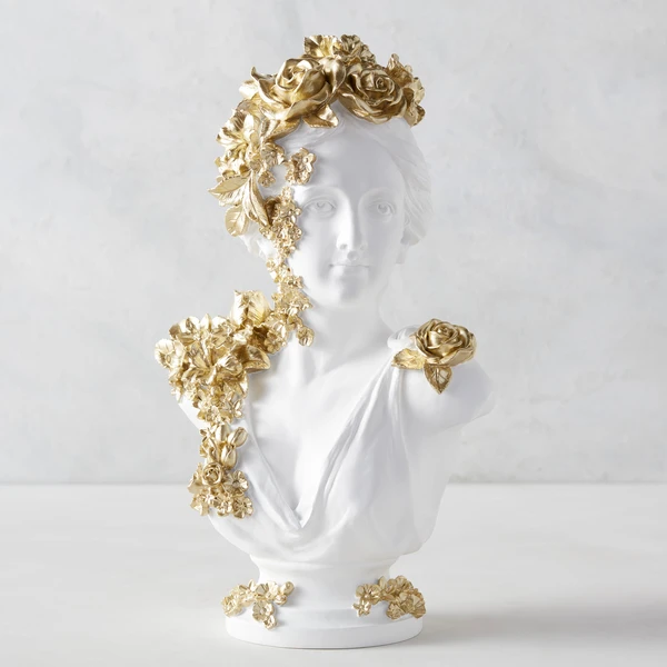 Gold Floral Bust 1 Gold Floral Bust