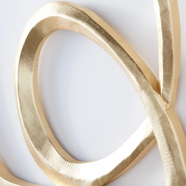 Infinity 1 Wall Decor - Gold 2 Infinity 1 Wall Decor - Gold - Image 2