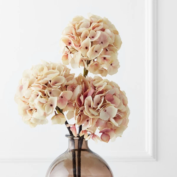 French Hydrangea Stem - Set Of 3 1 French Hydrangea Stem - Set Of 3