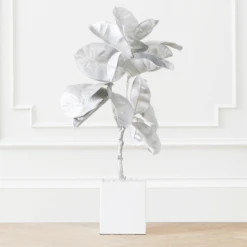 Faux Banana Leaf In Pot