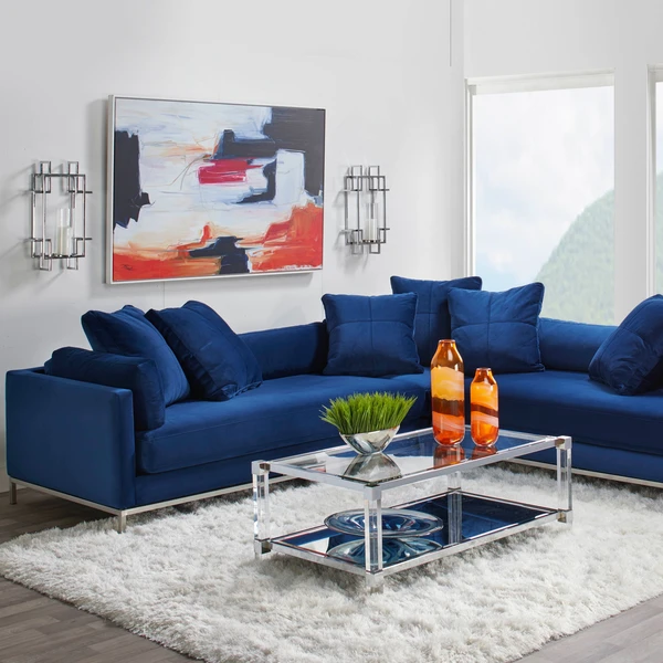 Faux Grass In Silver Pot 7 Faux Grass In Silver Pot - Image 7