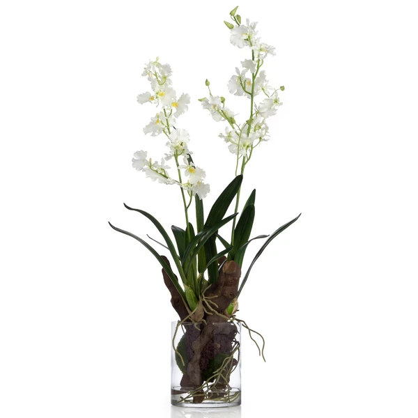 Faux Oncidium In Glass 1 Faux Oncidium In Glass
