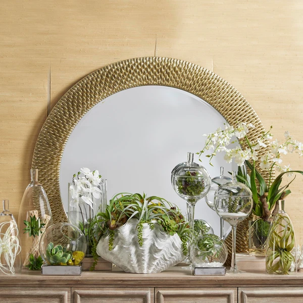 Faux Oncidium In Glass 4 Faux Oncidium In Glass - Image 4