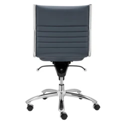 Darby Low Back Office Chair - Blue/Chrome -Home Promotion Store webimage 603334839 4 jpg