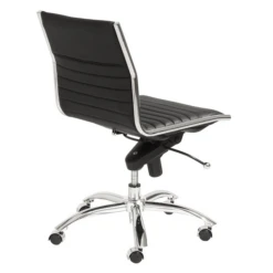 Darby Low Back Office Chair - Black/Chrome 7 Darby Low Back Office Chair - Black/Chrome -Home Promotion Store webimage 603762472 3 jpg