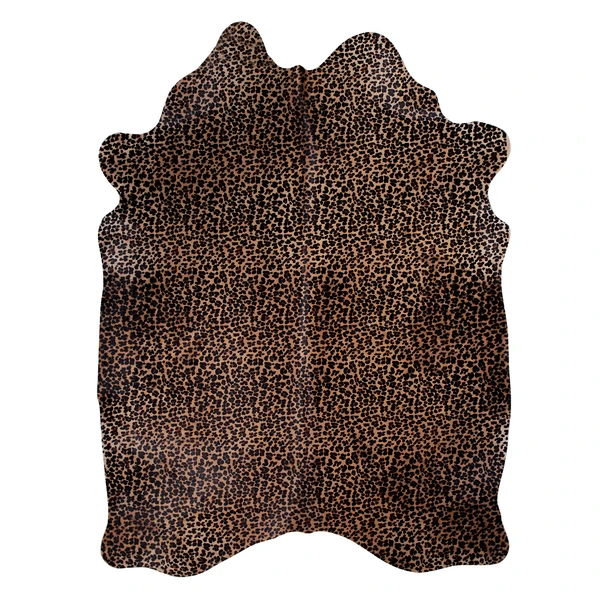 Adriana Hair On Cowhide Rug - Tan/Black 2 Adriana Hair On Cowhide Rug - Tan/Black - Image 2