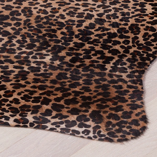 Adriana Hair On Cowhide Rug - Tan/Black 3 Adriana Hair On Cowhide Rug - Tan/Black - Image 3