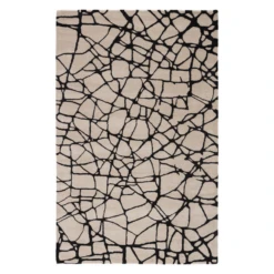 Nikki Chu - Zuri Rug - Birch/Black