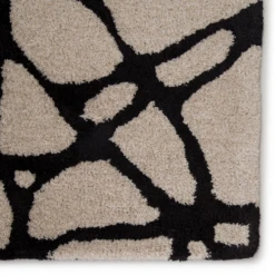 Nikki Chu - Zuri Rug - Birch/Black -Home Promotion Store webimage 620332008 2 jpg