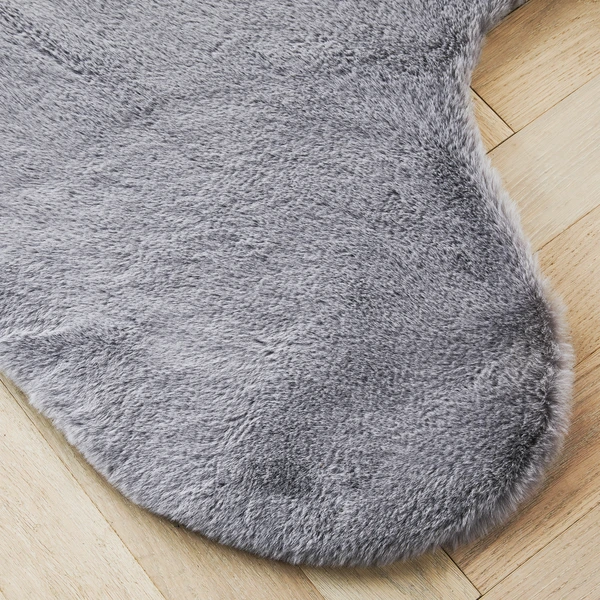 Lapin Animal Shaped Rug - Grey 2 Lapin Animal Shaped Rug - Grey - Image 2