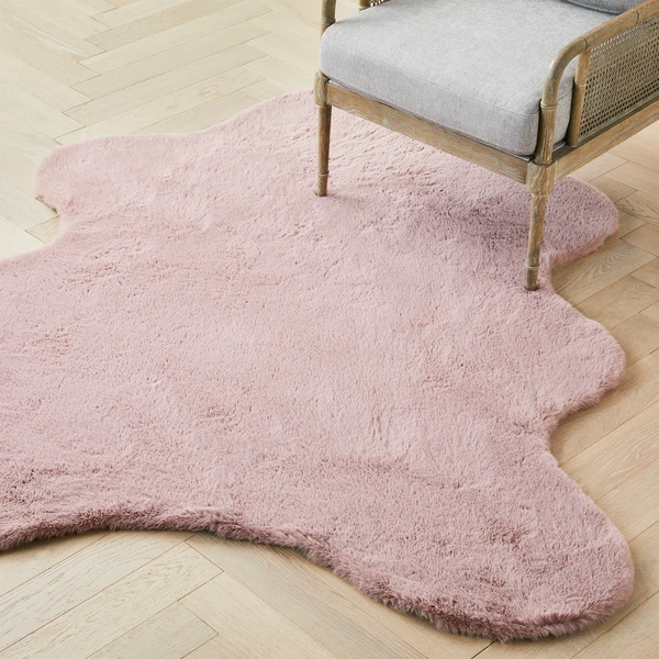 Lapin Animal Shape Rug - Blush 1 Lapin Animal Shape Rug - Blush