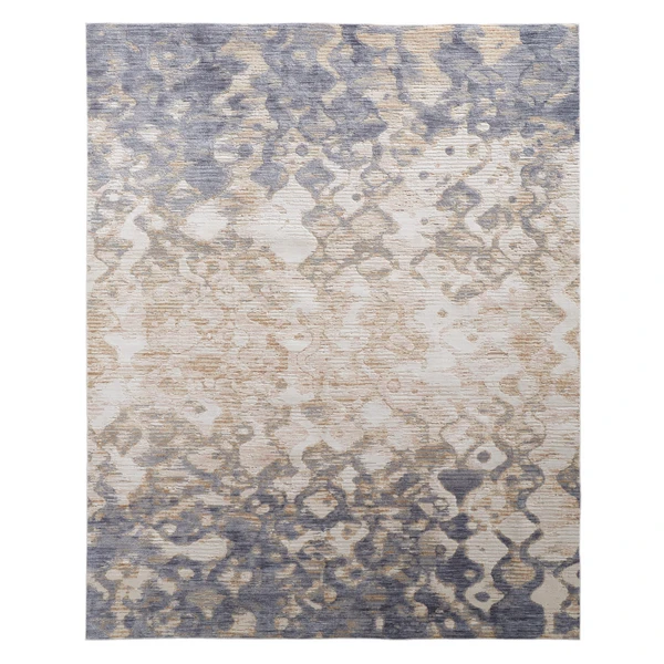 Liana Rug - Beige/Blue 1 Liana Rug - Beige/Blue