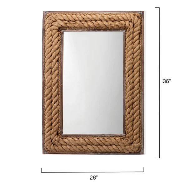 Jute Mirror 3 Jute Mirror - Image 3