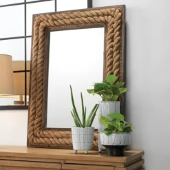 Jute Mirror 7 Jute Mirror -Home Promotion Store webimage 621033254 RV1
