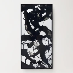 Mantra Art On Floor Mirror