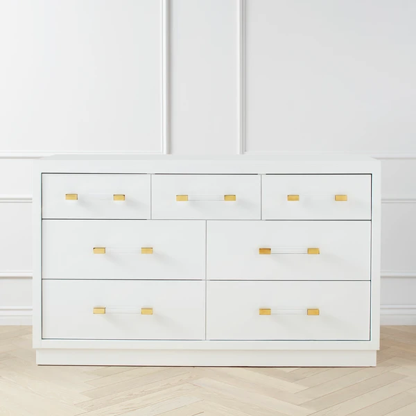 Astoria 7 Drawer Dresser - White 1 Astoria 7 Drawer Dresser - White