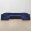 Eli Armless U Sectional - 3 PC
