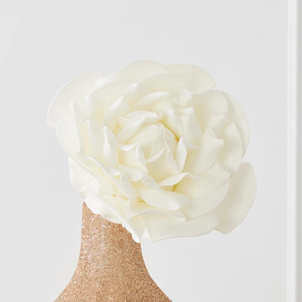 Faux Village Flower - Set Of 3 2 Faux Village Flower - Set Of 3 - Image 2