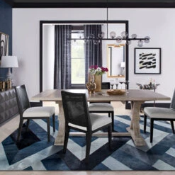 Archer Natural Grey Extending Dining Table -Home Promotion Store webimage 999509557 rv