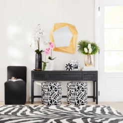 Nikki Chu - Ottoman -Home Promotion Store webimage Nikkichu FloralVignette 12 01 square